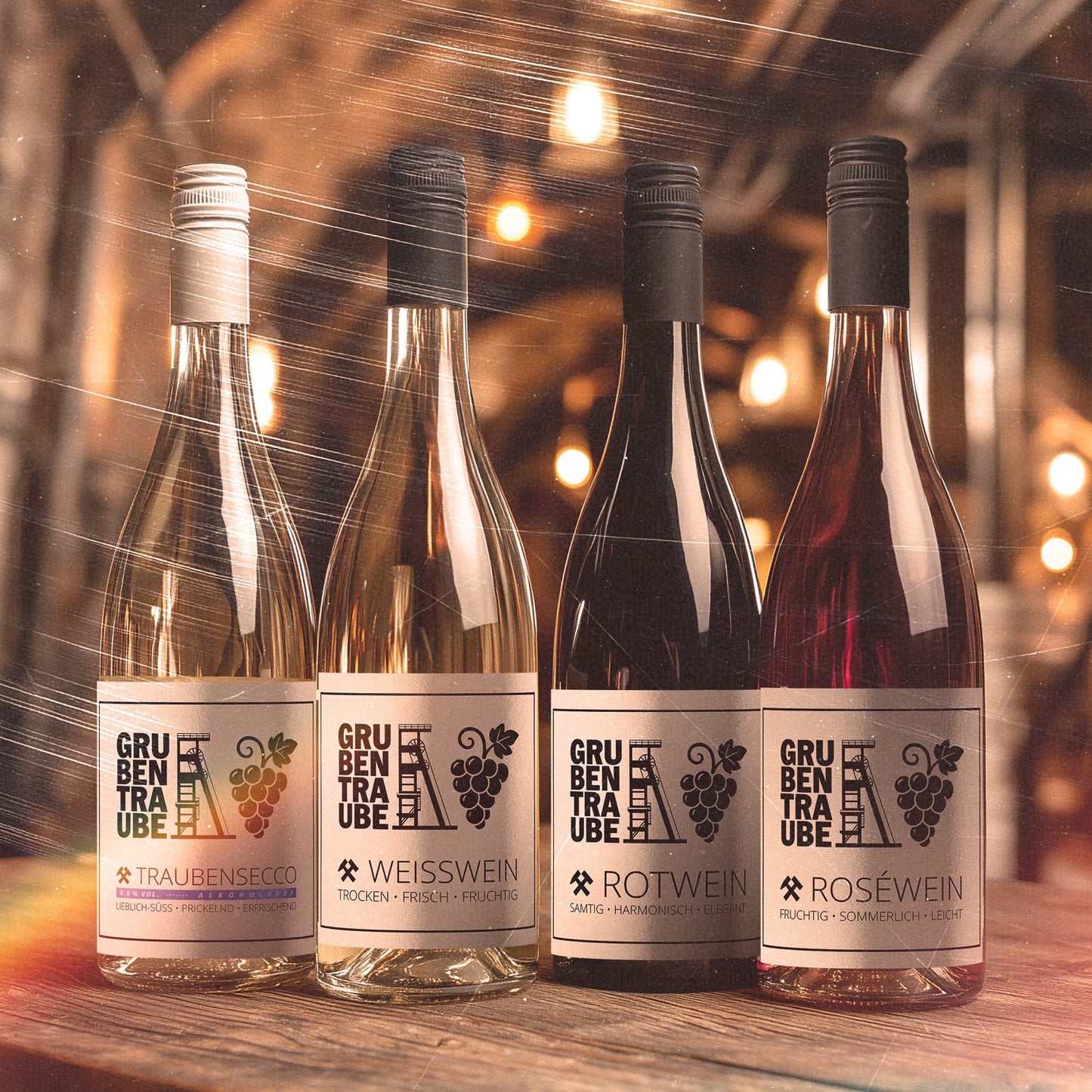 Grubentraube Rosewein