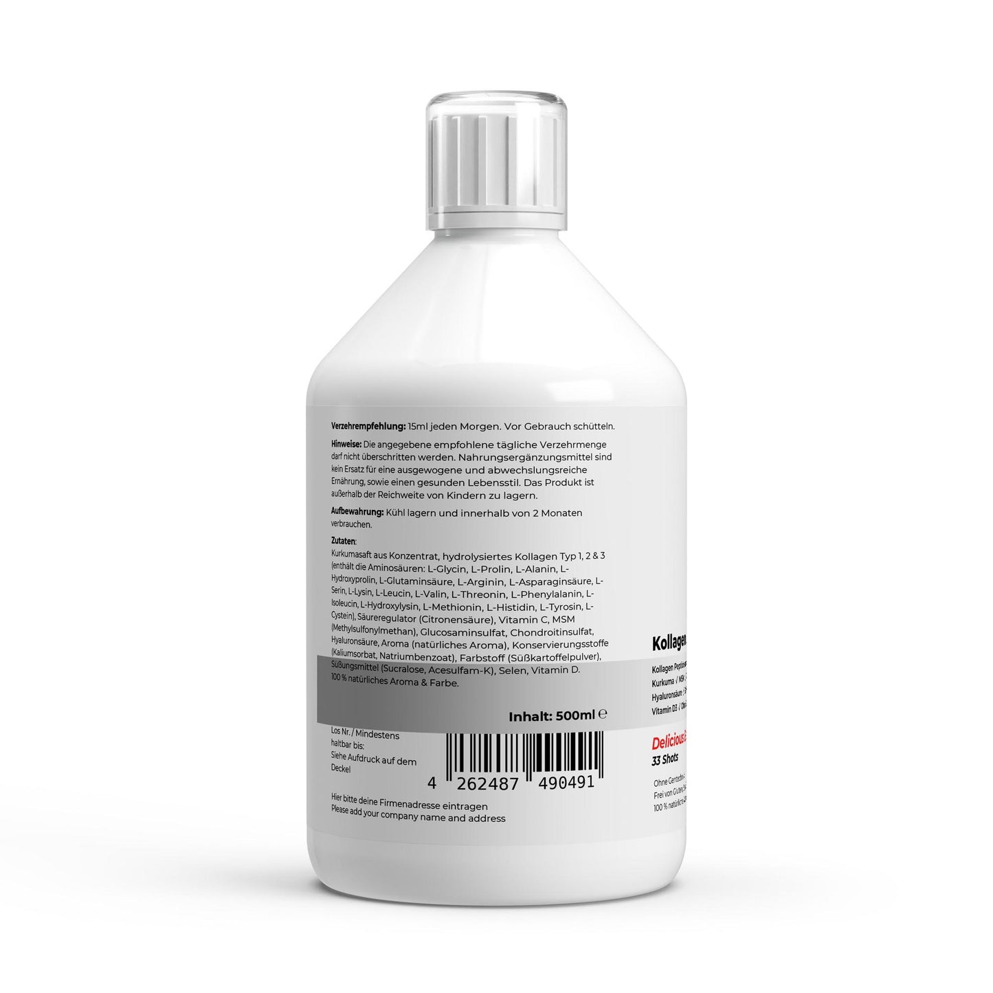 Collagen Support PLUS+ Shots - Wild Berry - 500ml