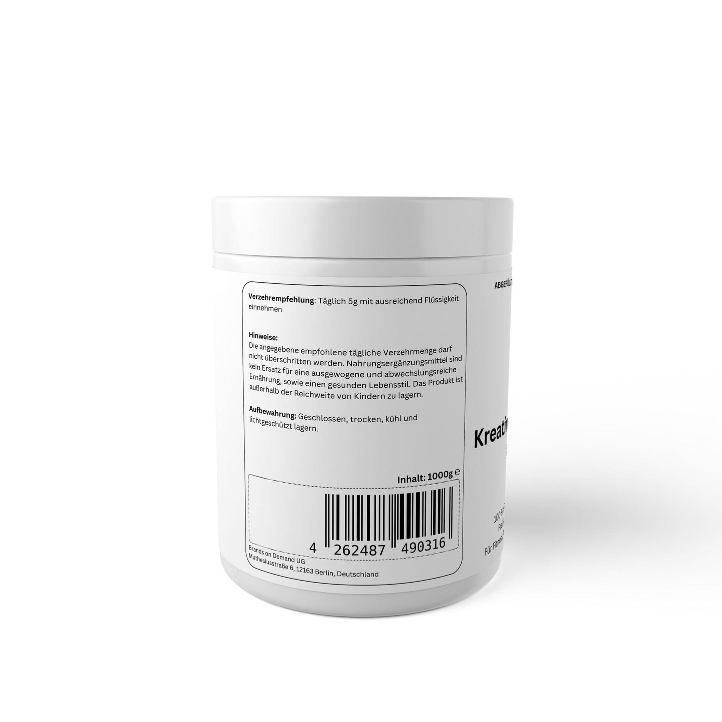 Creatine Monohydrate - 1000g
