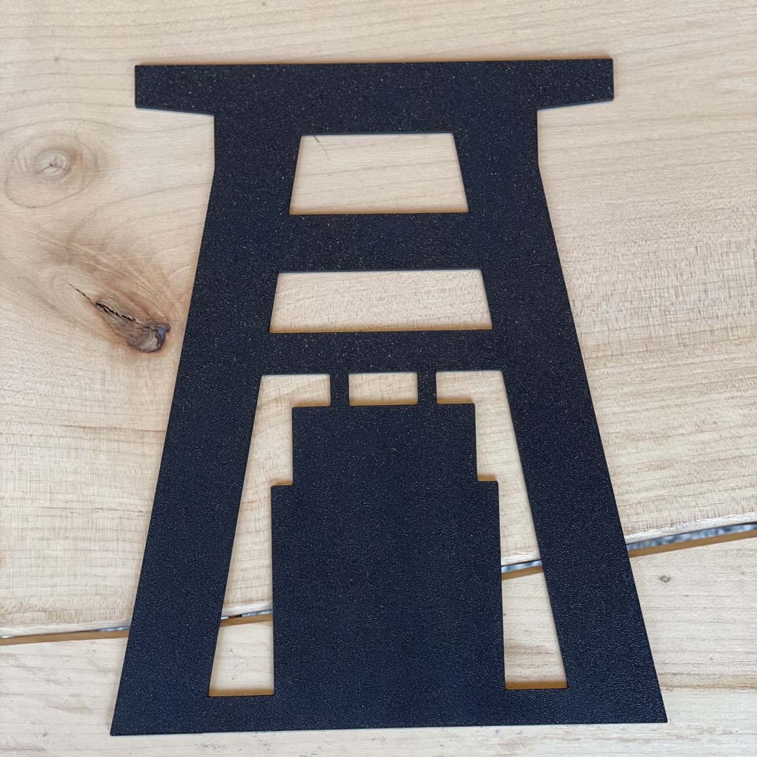 Wandbild Förderturm