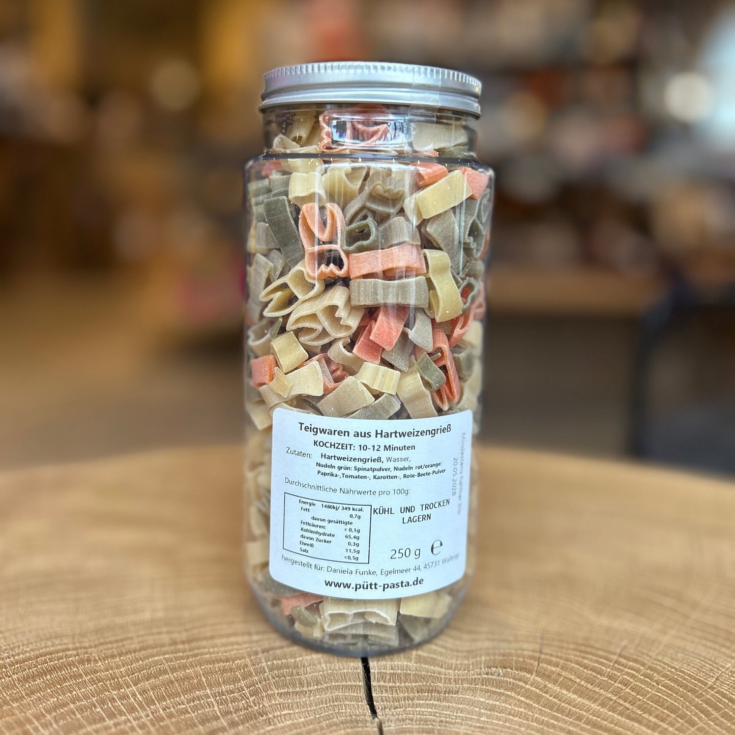 Zahnnudeln 250g im PET Glas