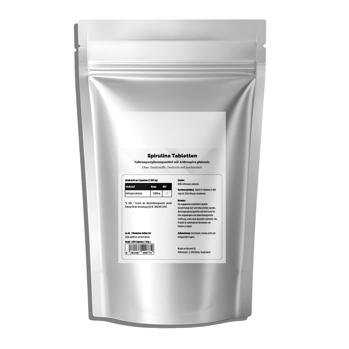 Spirulina - 1.000 Tabletten