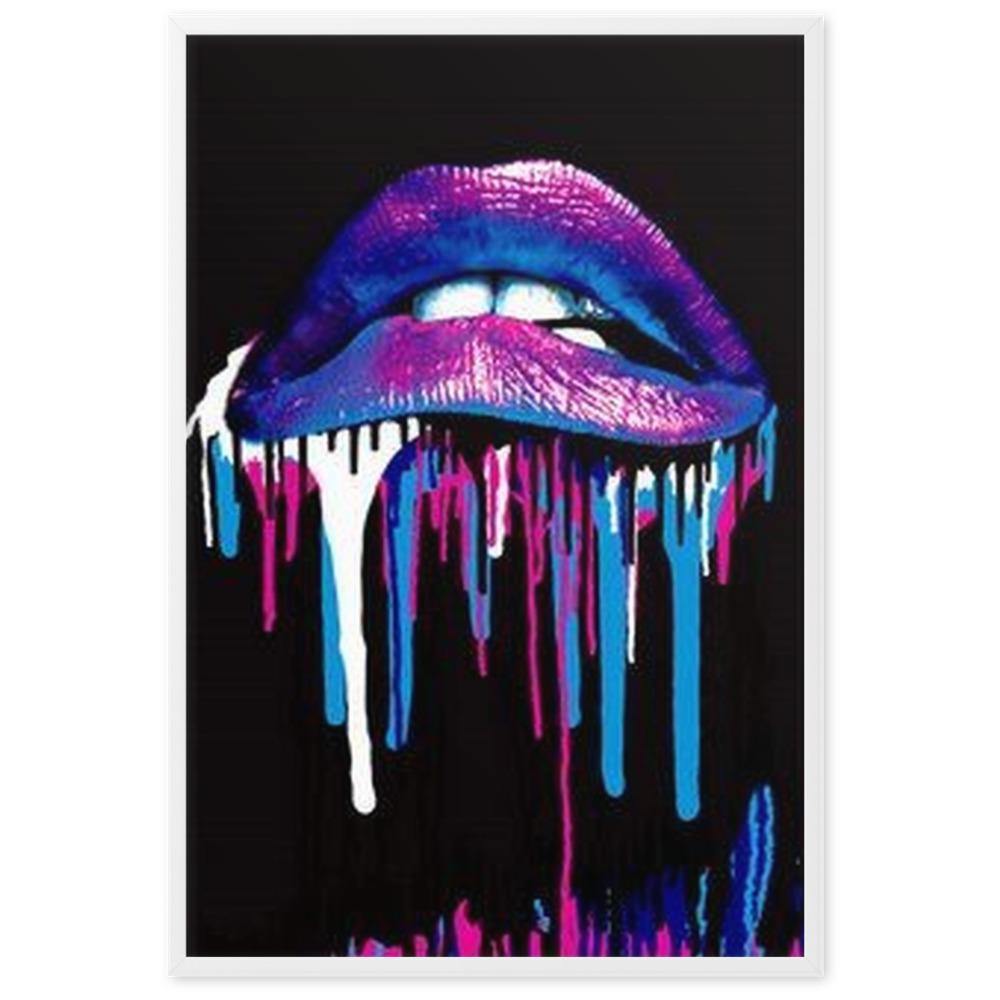 Incredible Lips Gerahmtes Poster