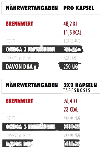 Big Zone Omega 3 Fury Triglyceride 120 Kapseln