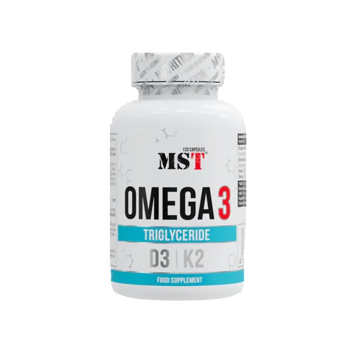 MST - Omega 3 500 mg D3 + K2 120 Softgels