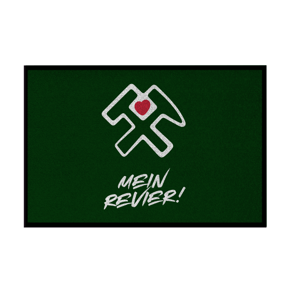 Fußmatte mit Gummirand Mein Revier