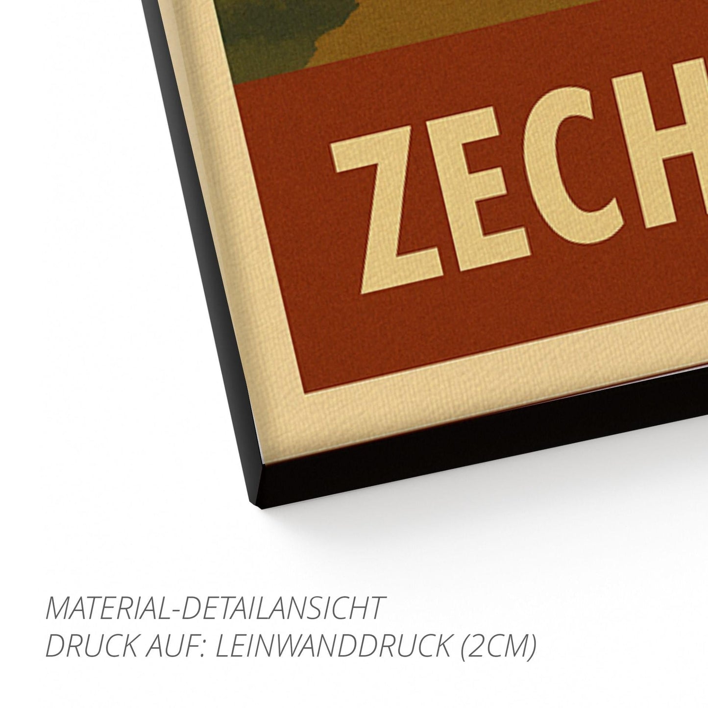 Zeche Sterkrade Oberhausen – Retro Poster im 70er-Look