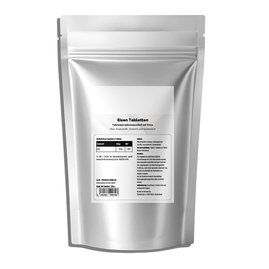 25mg Eisen Bisglycinat - 500 Tabletten