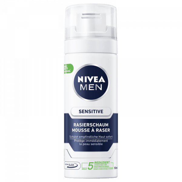 Nivea men mini rasierschaum sensitive, 50ml - 24/Alaner Store