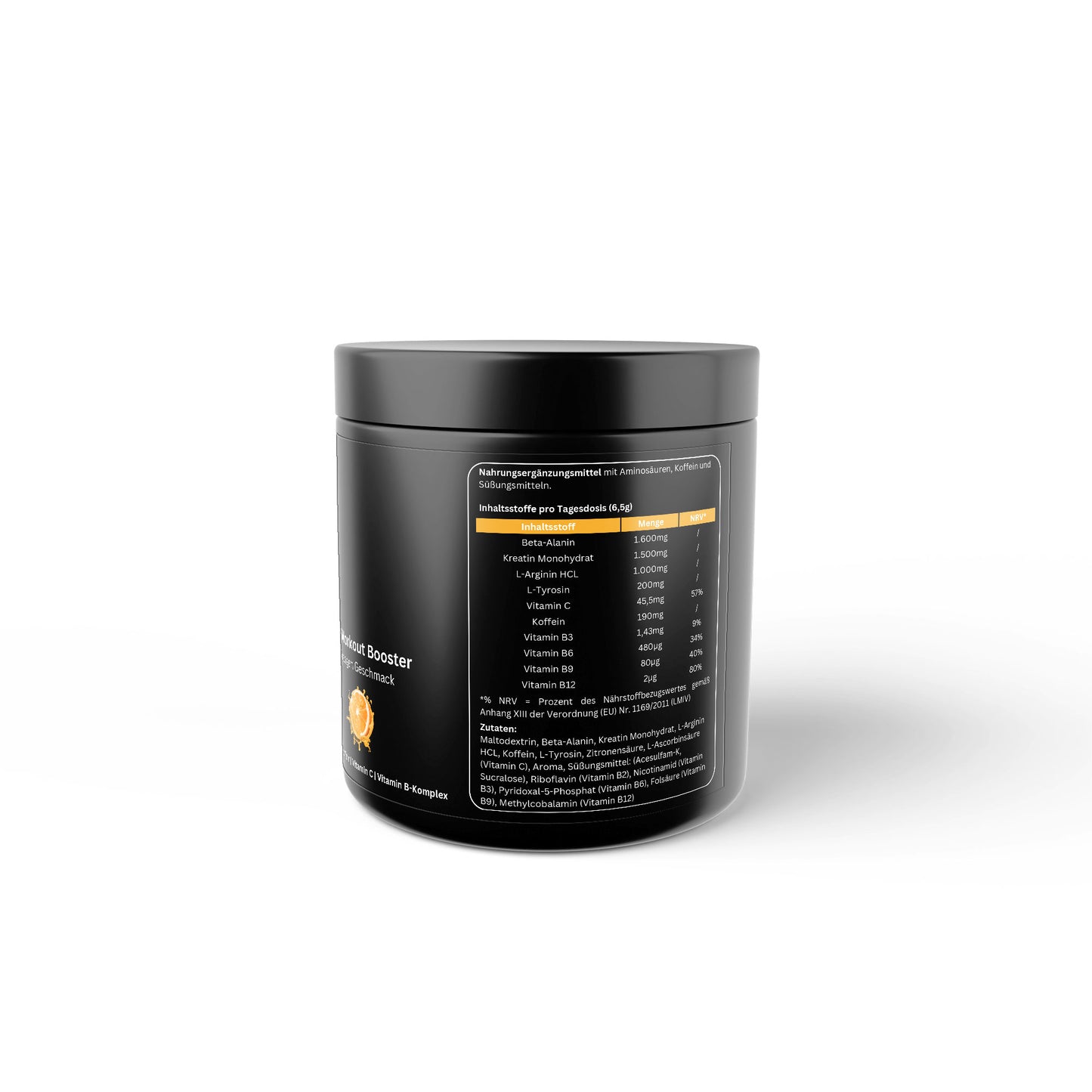 Pre-Workout Booster - Geschmack: Orange