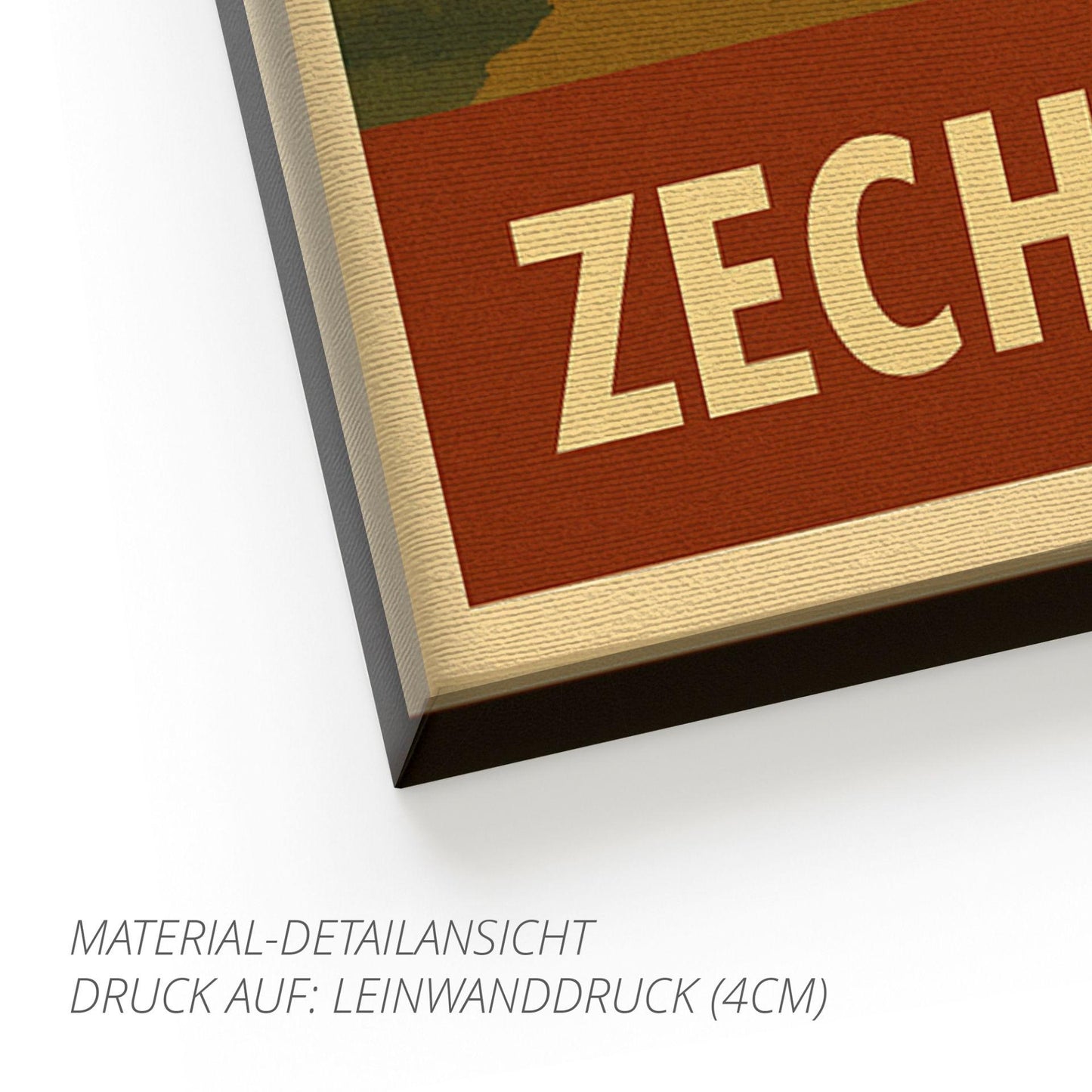 Zeche Sterkrade Oberhausen – Retro Poster im 70er-Look