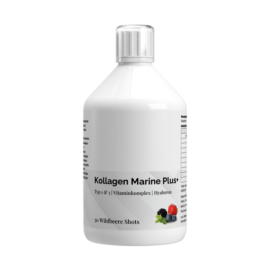 Kollagen Marine Plus (1500 DA) + - 50 Shots - Wildbeere - 500ml