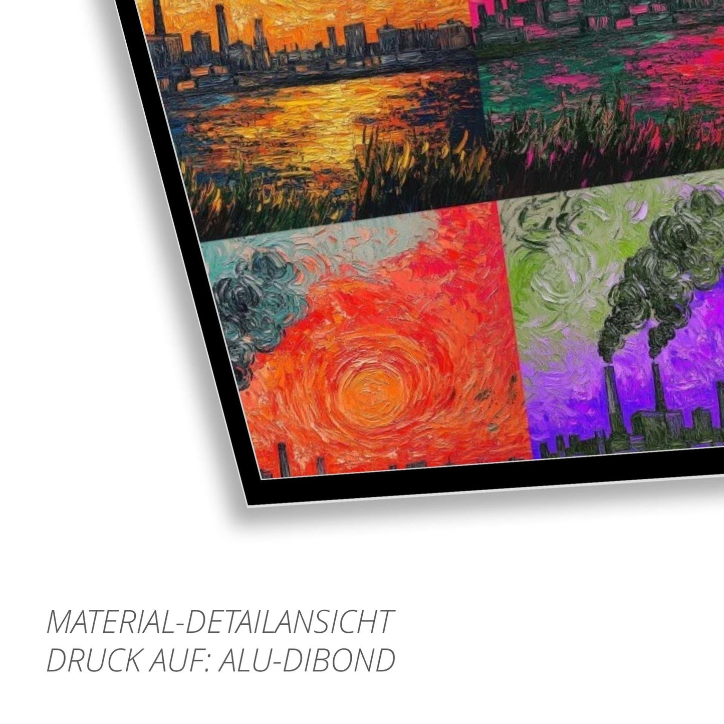 Ruhrpottromantik in Öl - Premiumdruck