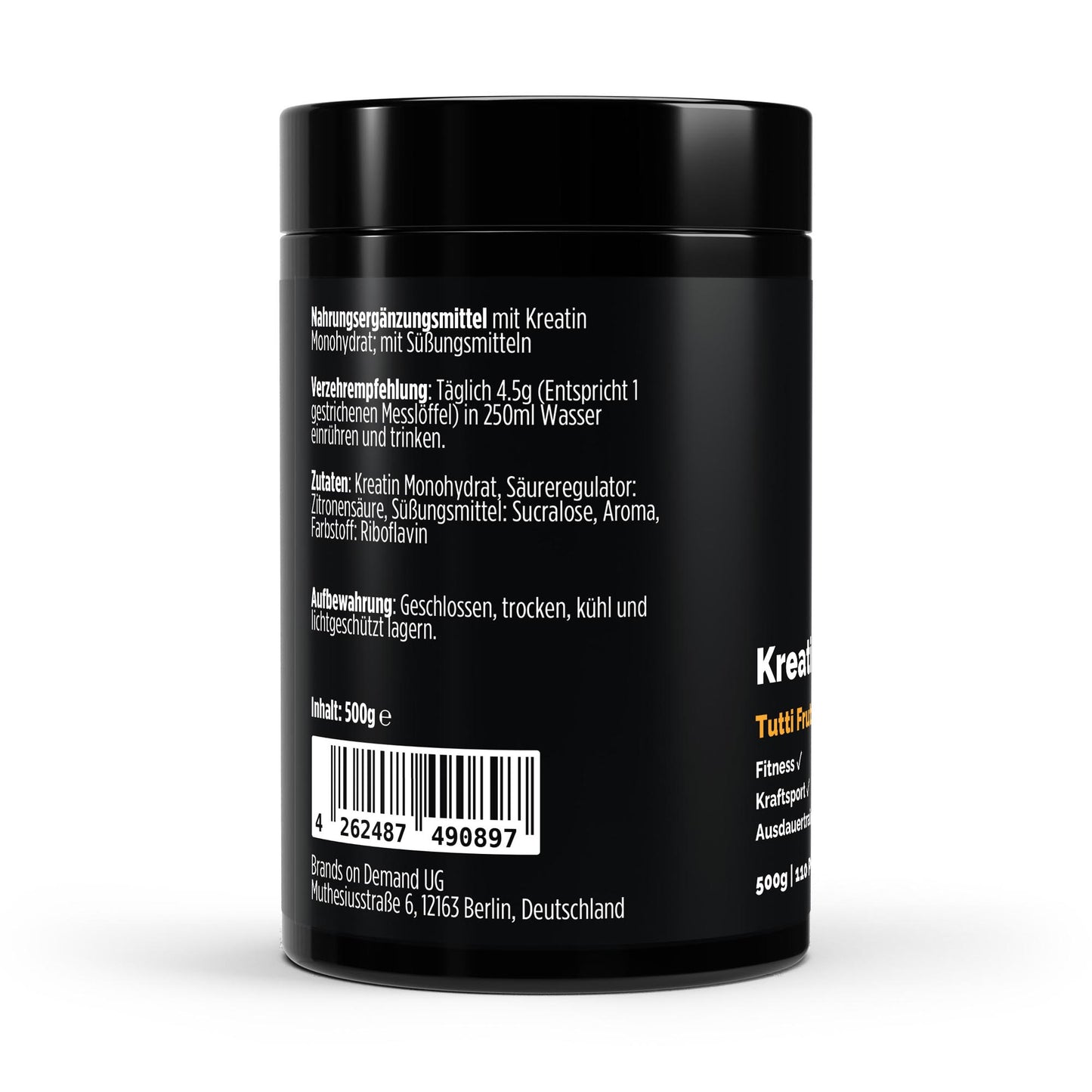 Kreatin Monohydrat Tutti Frutti- 500g