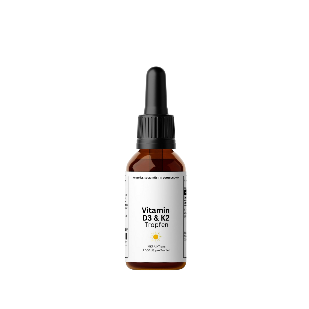 Vitamin D3 + K2 - 1,700 drops (1,000 IU)