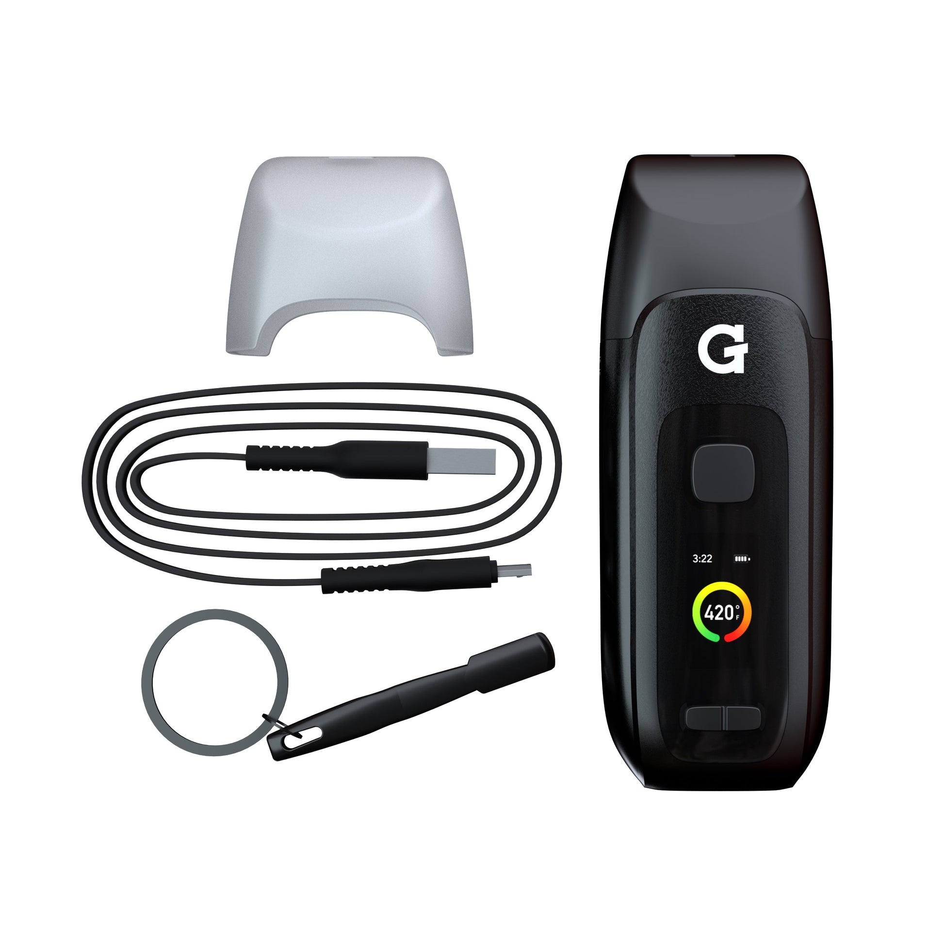 G Pen Dash+ Tragbarer Kräuter-Vaporizer mit Hybridheizung und USB‑C