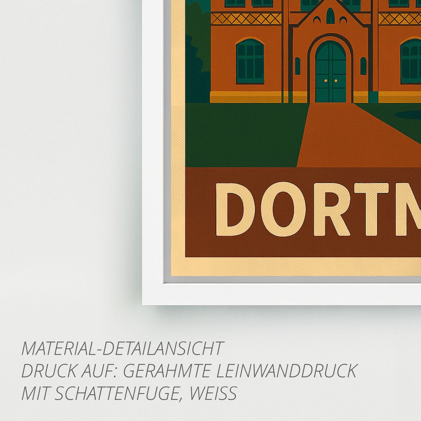 Retro Poster Zeche Zollern Dortmund – 70er Style