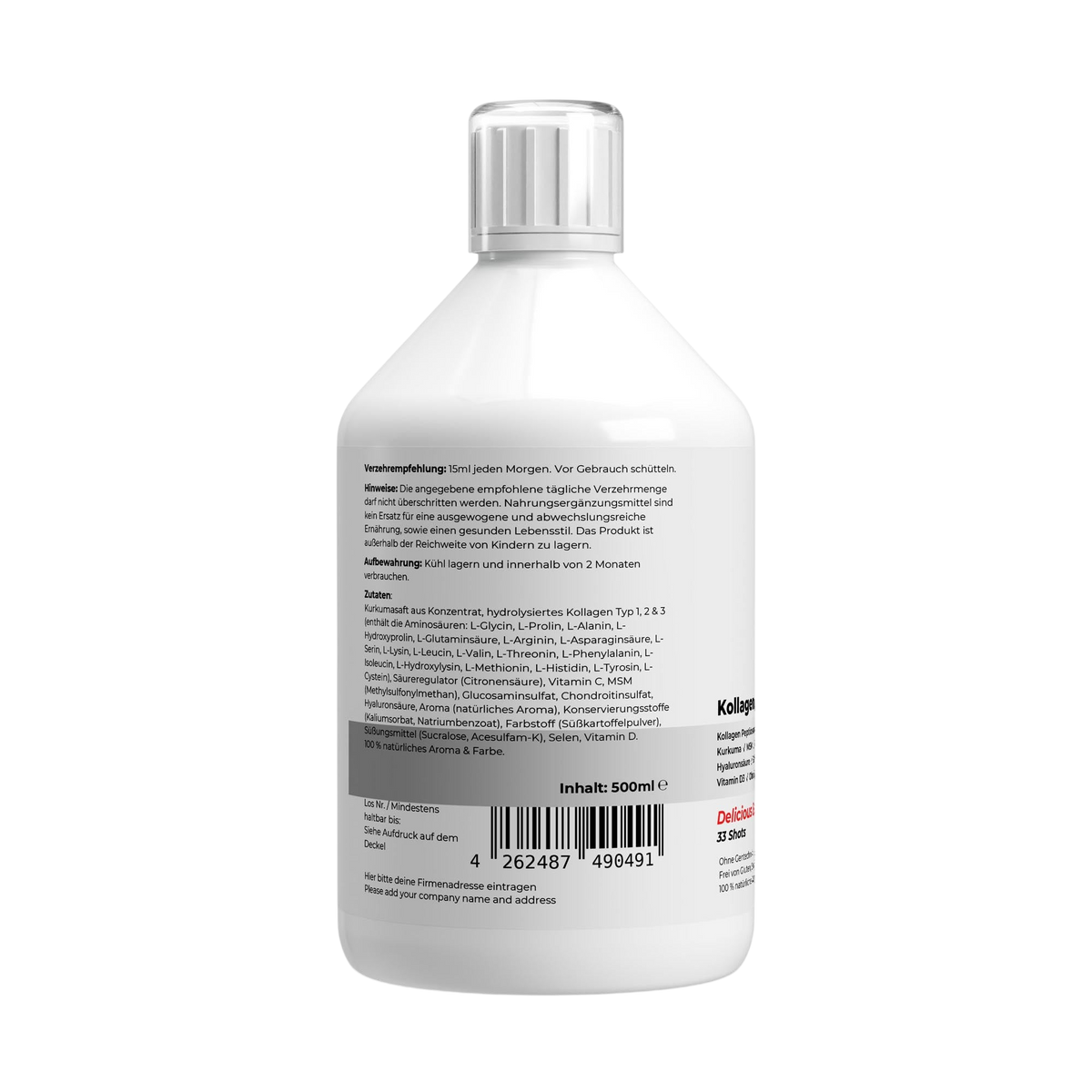 Collagen Support PLUS+ Shots - Wild Berry - 500ml