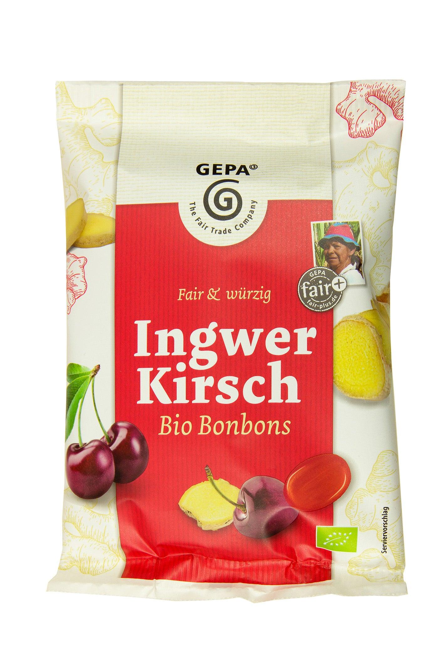 Ingwer Kirsch Bio Bonbons - 24/Alaner Store