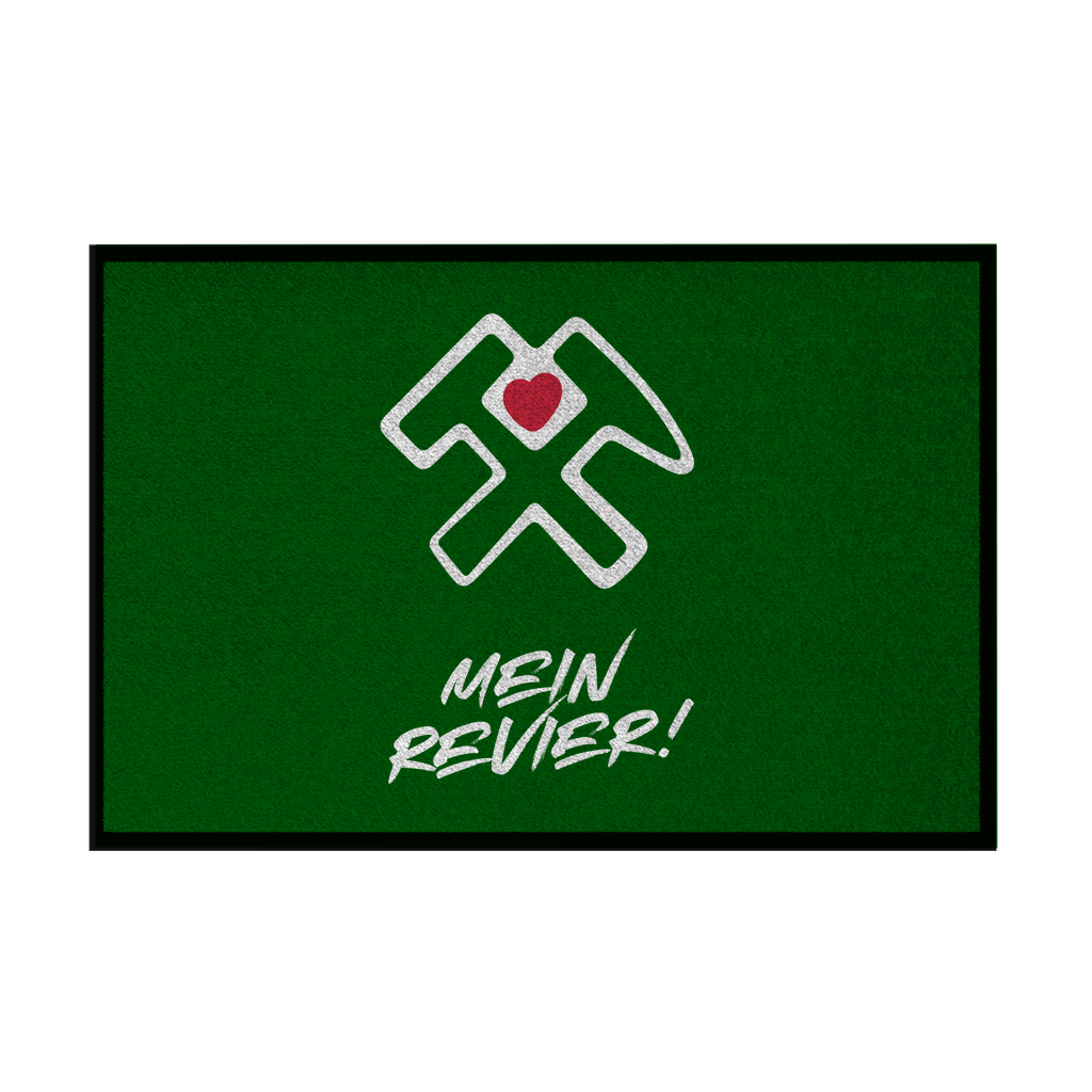 Fußmatte mit Gummirand Mein Revier
