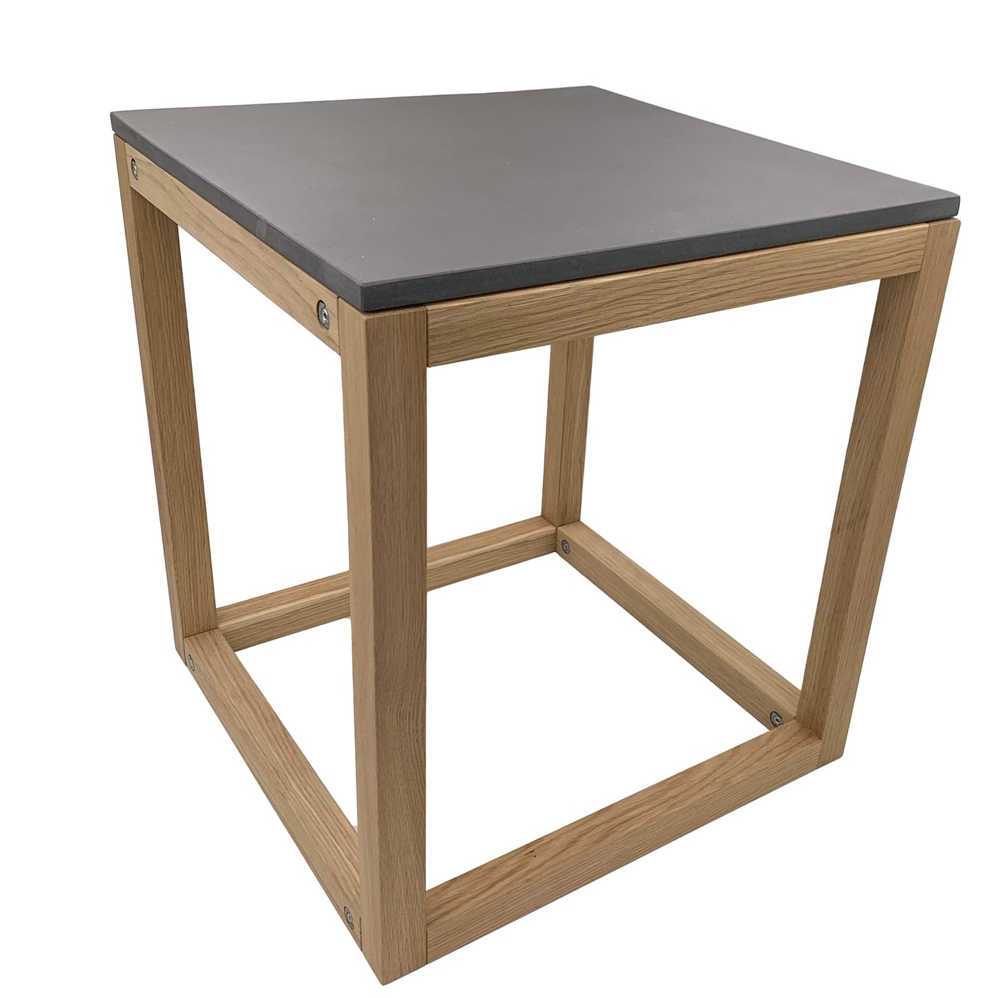 Beistelltisch/ Couchtisch Holz trifft Beton 40x40cm