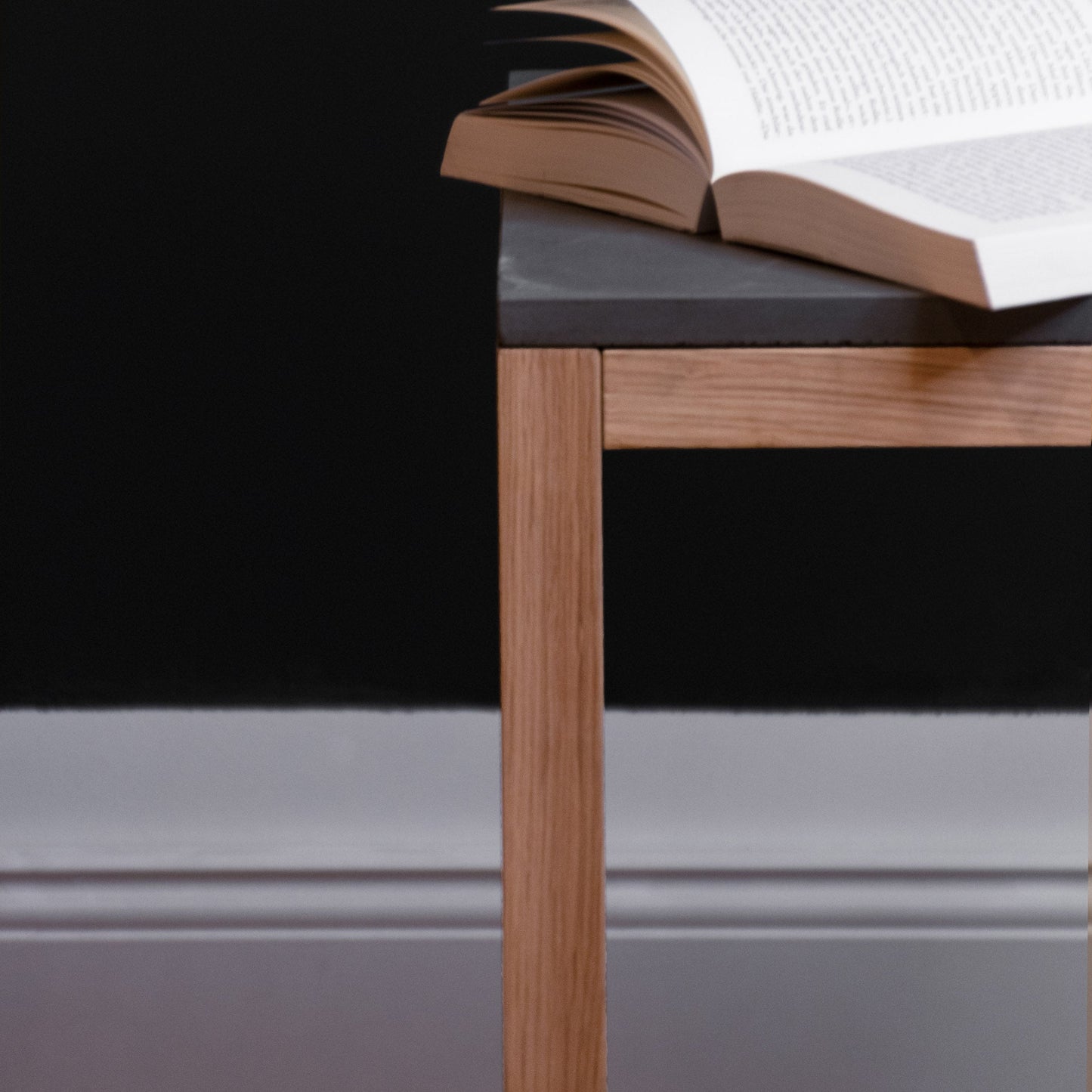 Beistelltisch/ Couchtisch Holz trifft Beton 40x40cm