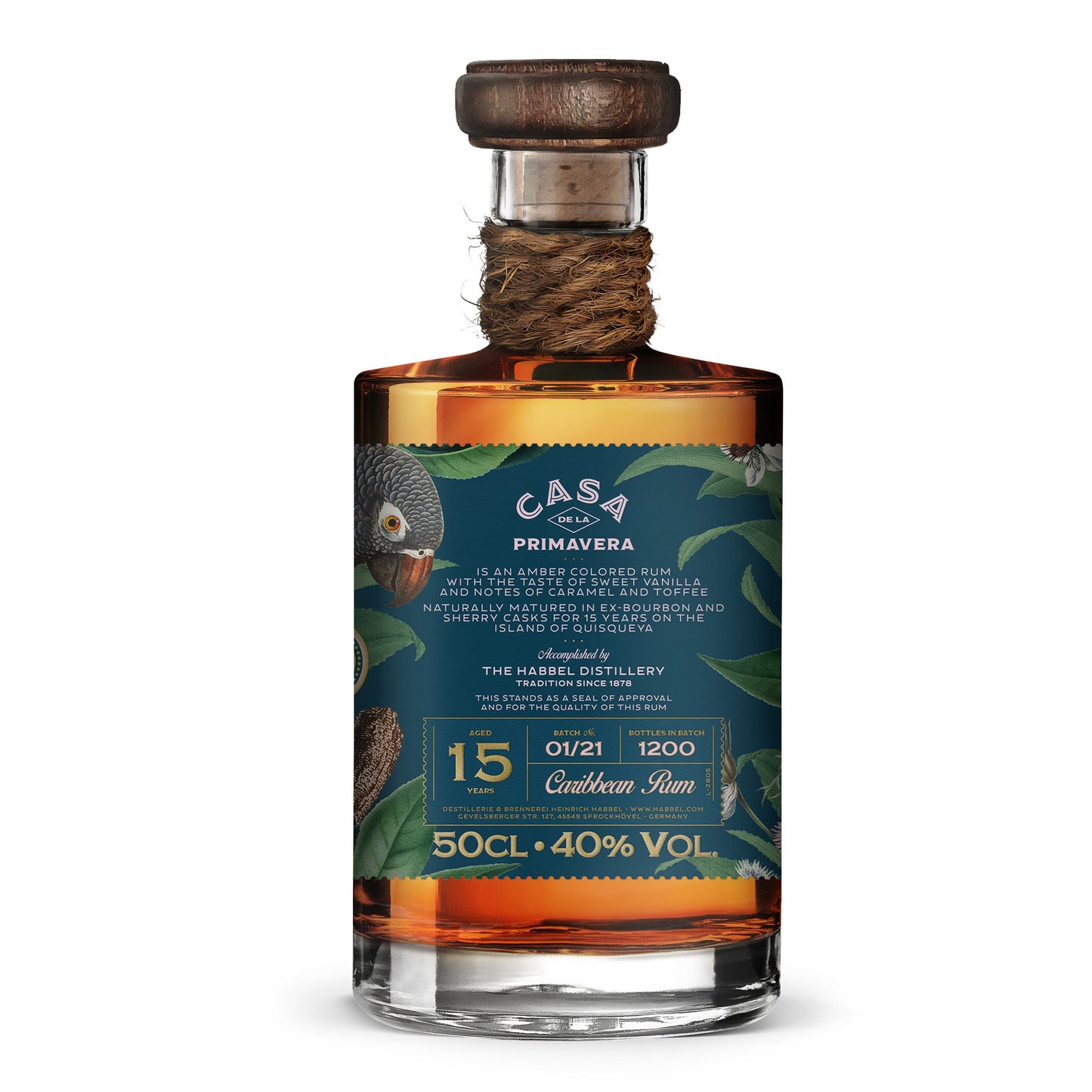 Casa de la Primavera Rum (40% vol)