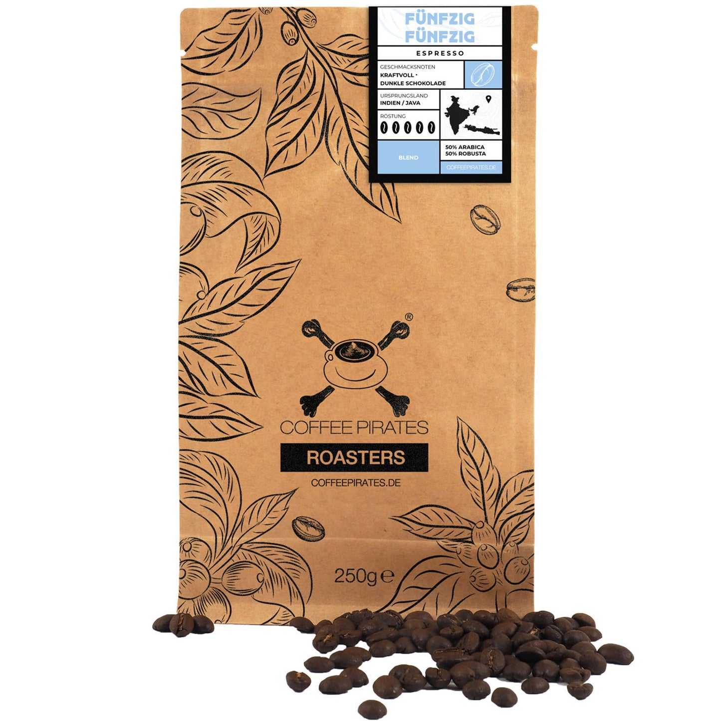 50:50 italienischer Espressoblend 250g