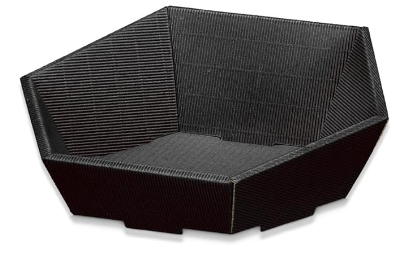 Geschenkkorb leer schwarz