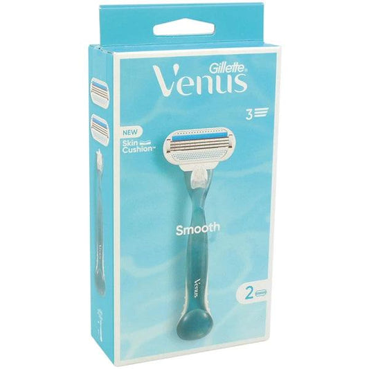 Gillette Women Venus Smooth Rasierer + 2 Klingen - 24/Alaner Store