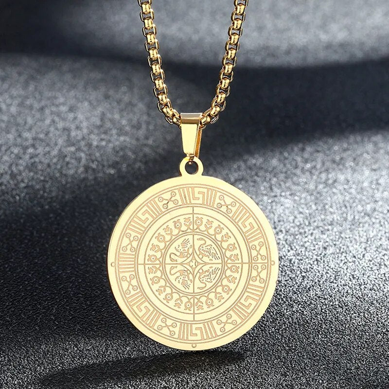 Hamsa Hand Von Fatima Anhänger Halskette - Handgefertigter Jerusalem Schmuck