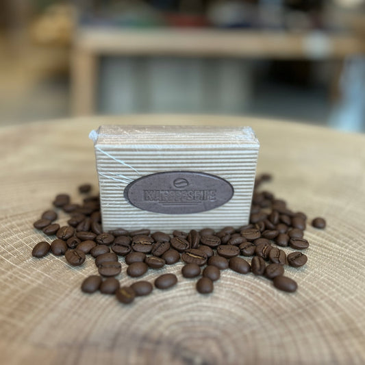 Kaffeeseife Block