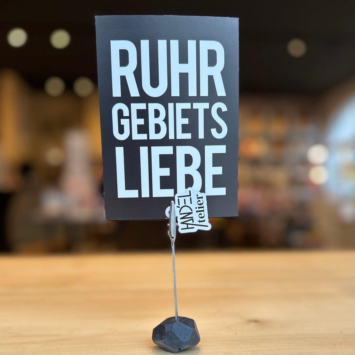 Kohle Kartenhalter klein