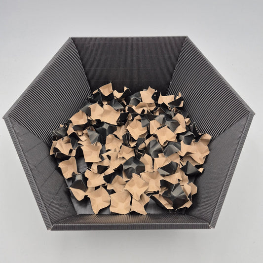 Geschenkkorb leer schwarz