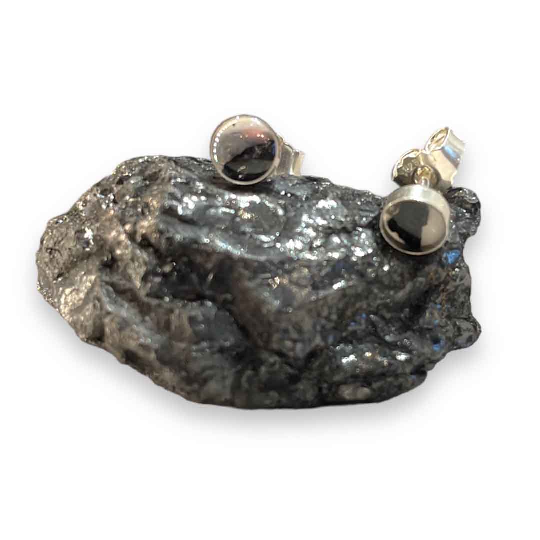 Ohrstecker Kohle Mini Silber Schmuckprodukt