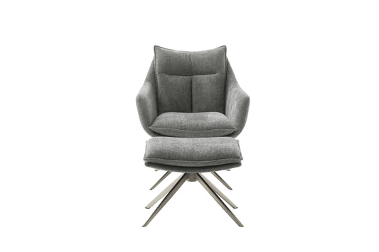 PARKER Loungesessel inkl. Hocker