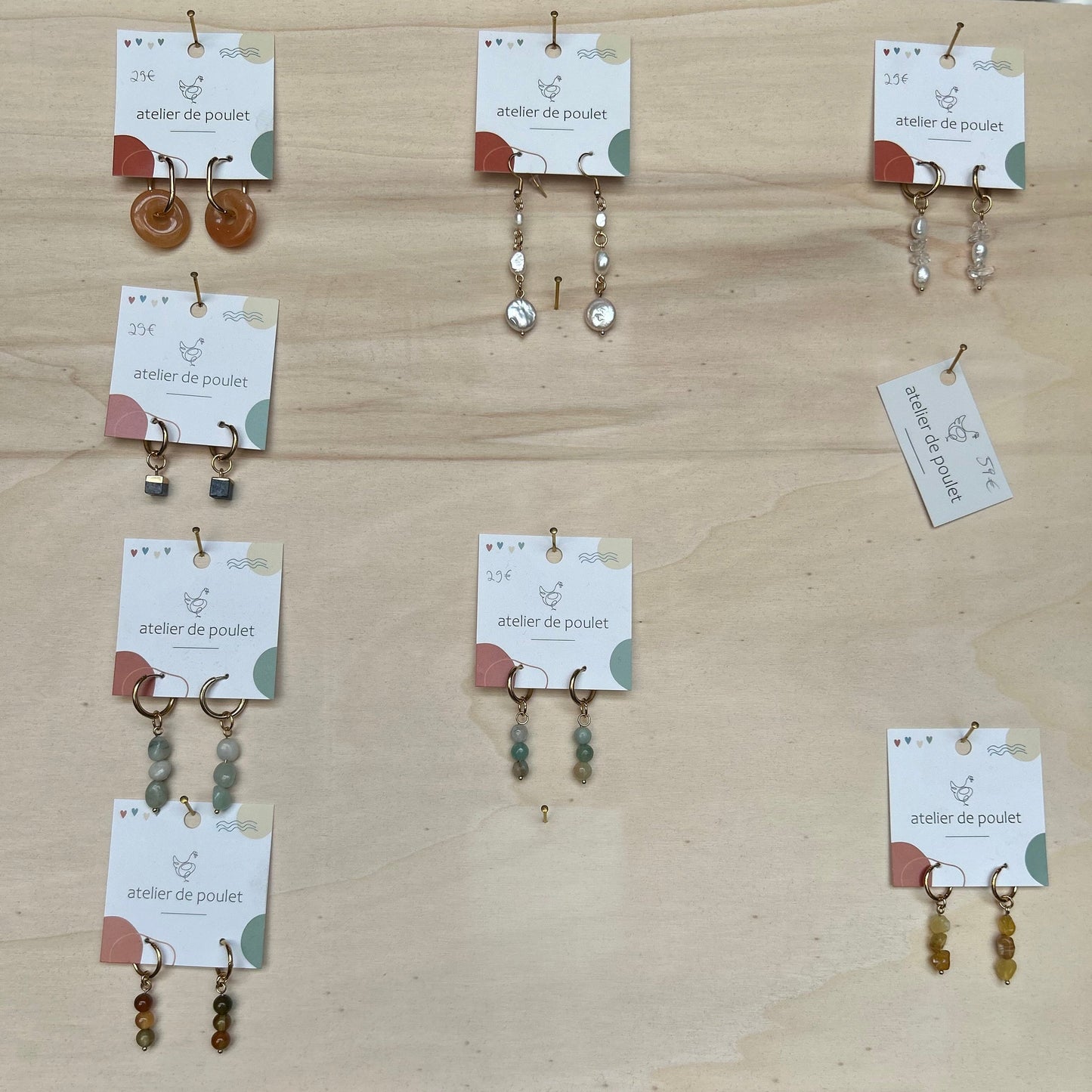 Ohrringe 29€ Atelier de Poulet