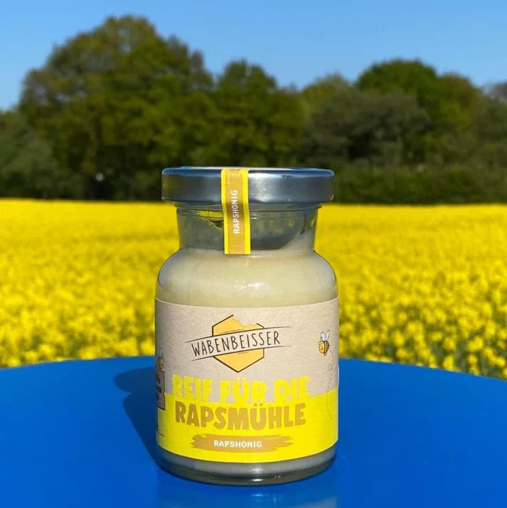 Rapshonig Reif für die Rapsmühle Raps Honig