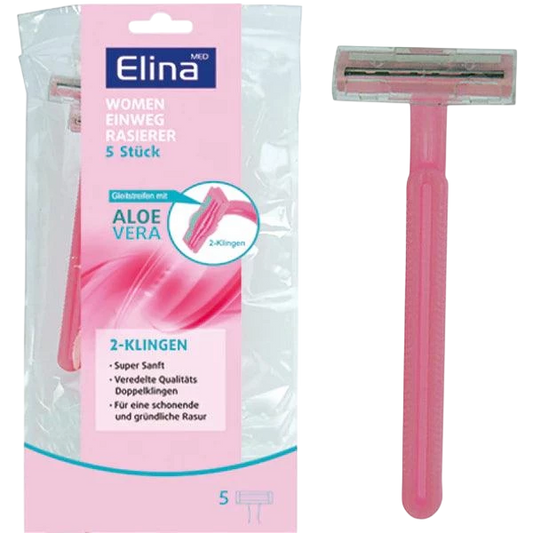 Rasierer Einweg 5er Elina Women 2 Klingen - 24/Alaner Store