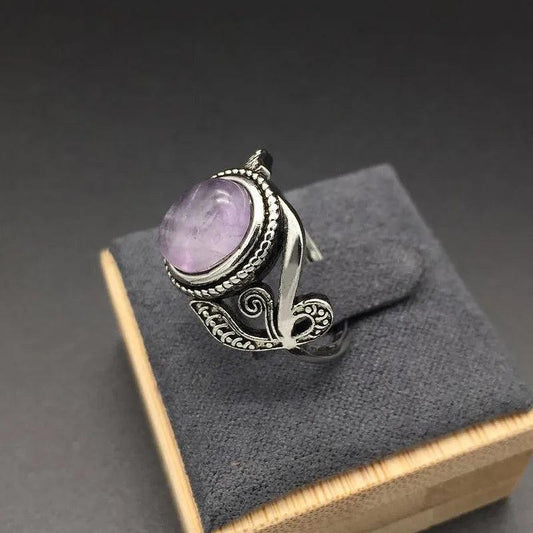 Vintage 925 Silber Ring mit Amethyst - Schmuck für besondere Anlässe