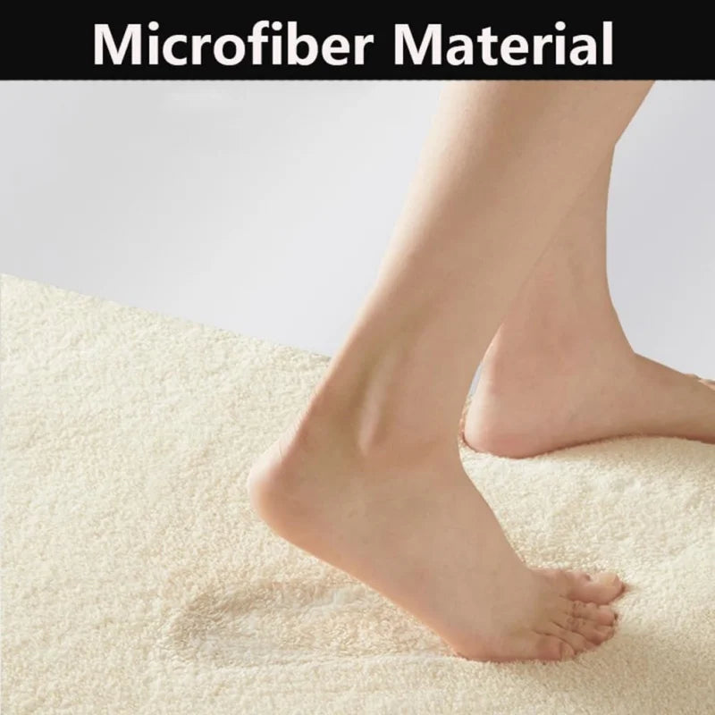 Abstrakter Plüsch-Teppich – Bunt, Warm & Rutschfest