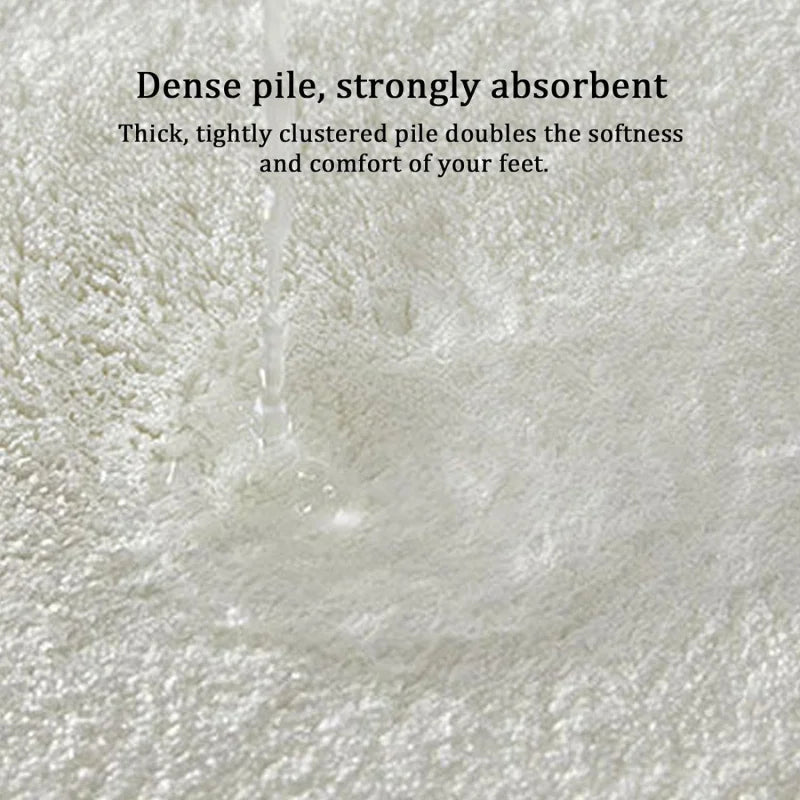 Abstrakter Plüsch-Teppich – Bunt, Warm & Rutschfest