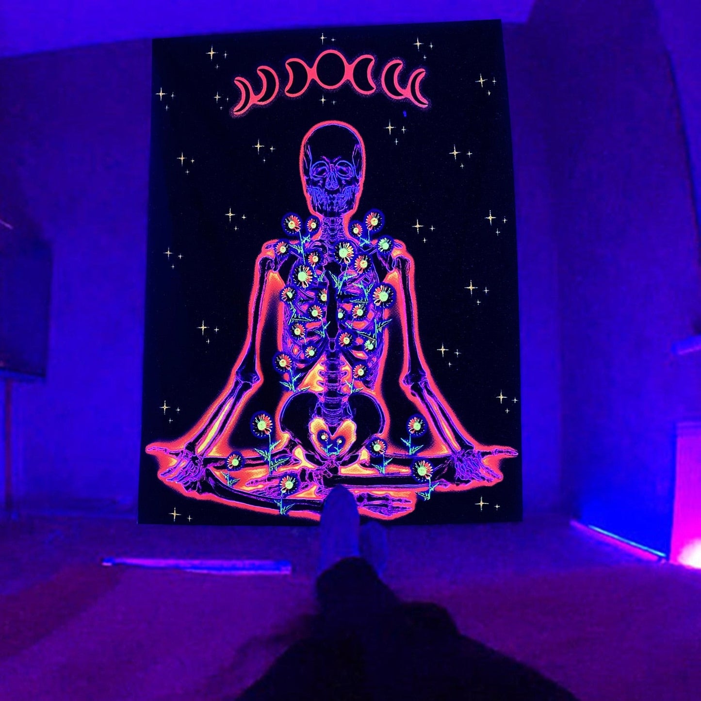 Boho Cloth Schwarzlichtposter