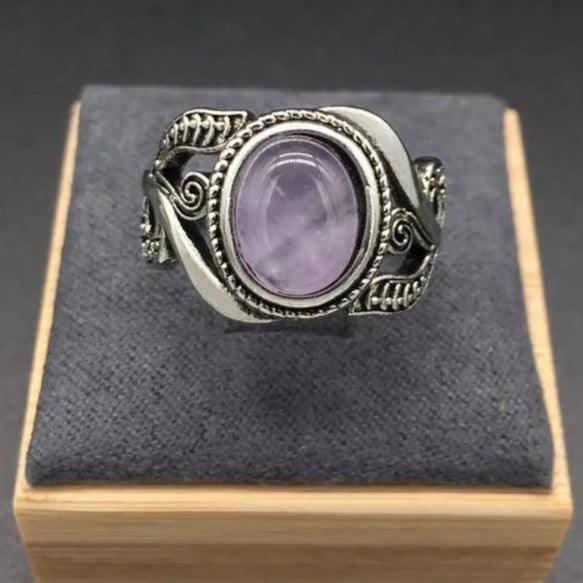 Vintage 925 Silber Ring mit Amethyst - Schmuck für besondere Anlässe