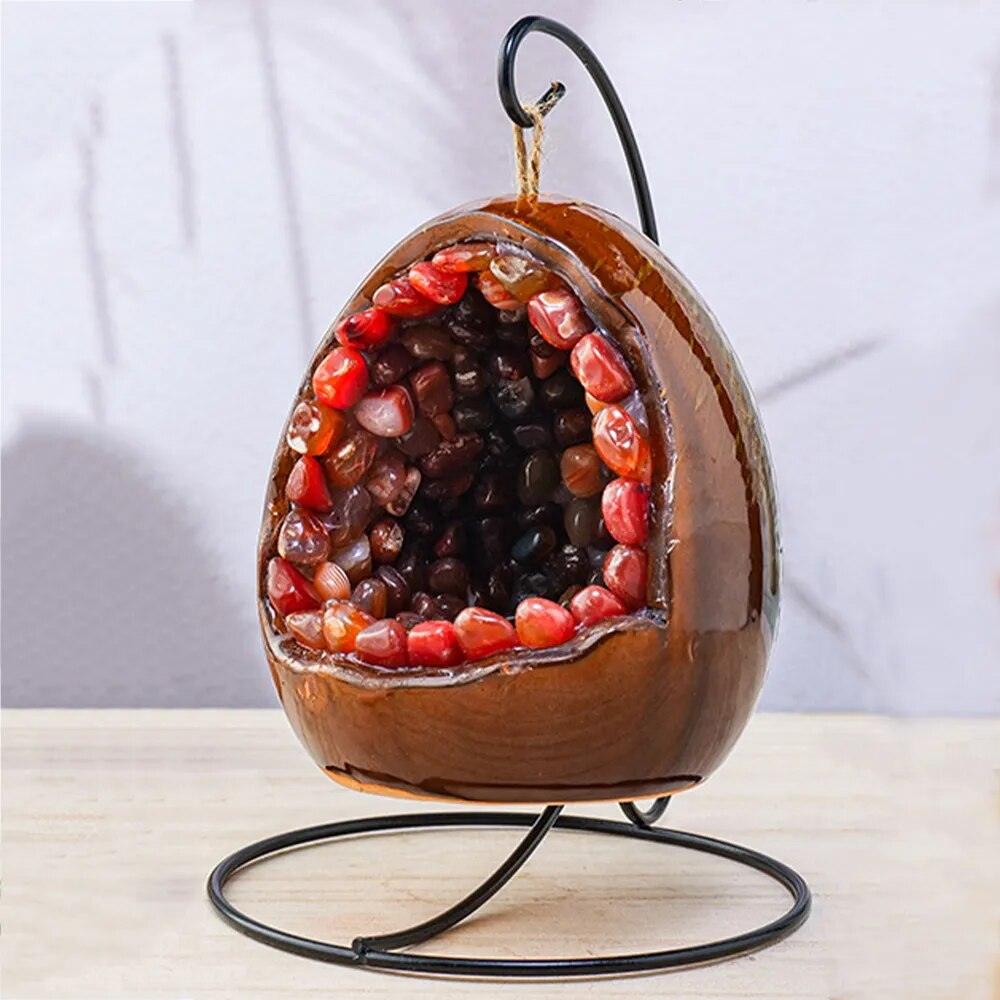 Amethyst-Höhlentischlampe