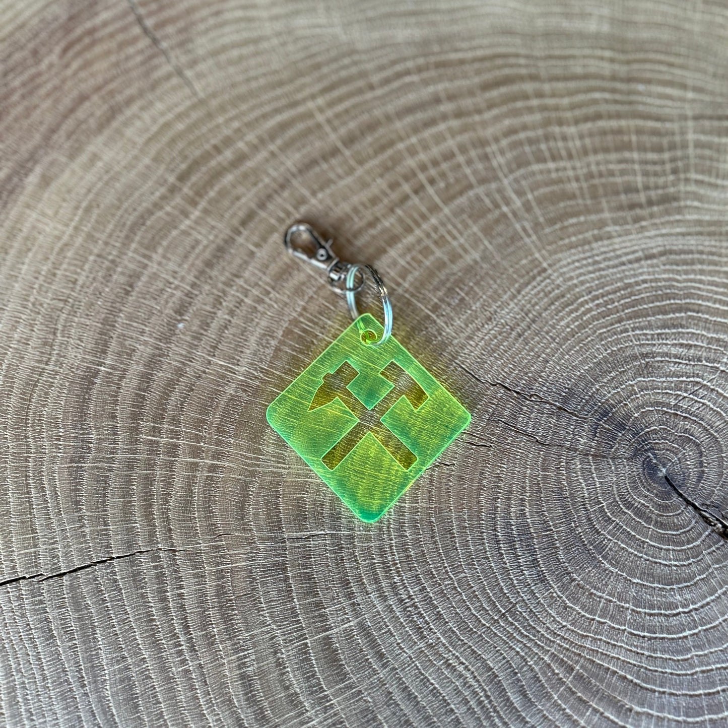 Schlüsselanhänger Neon Eisen & Schlägel divers