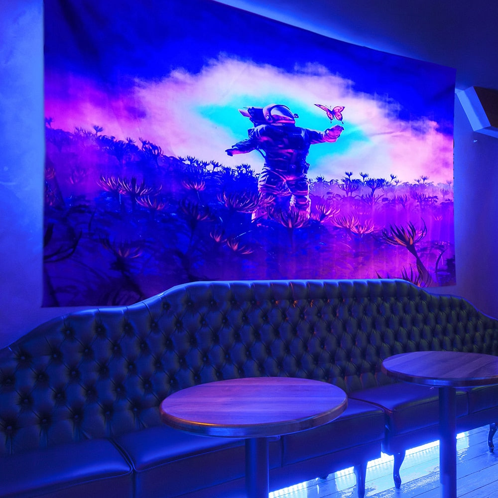 Boho Wall Schwarzlichtposter