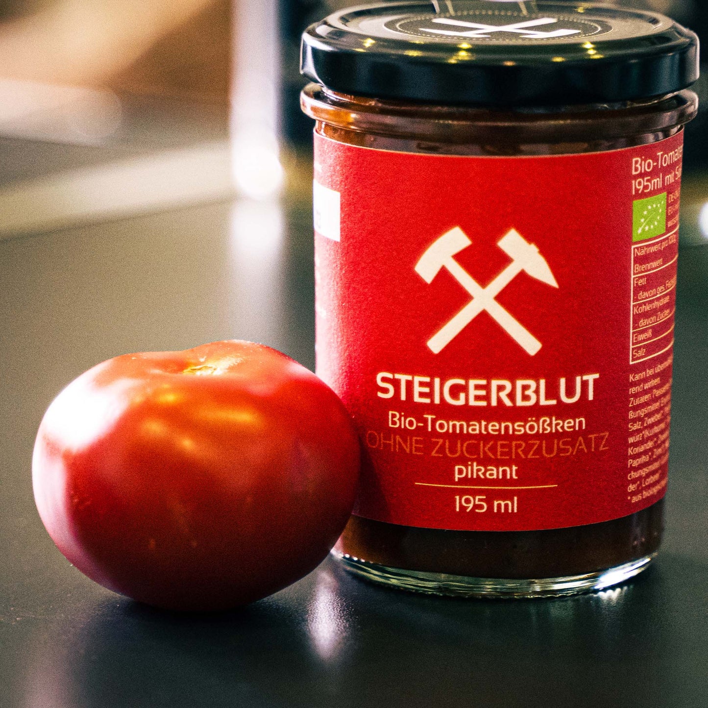 Bio Tomatensauce "Steigerblut" 195ml (DE-ÖKO-037)