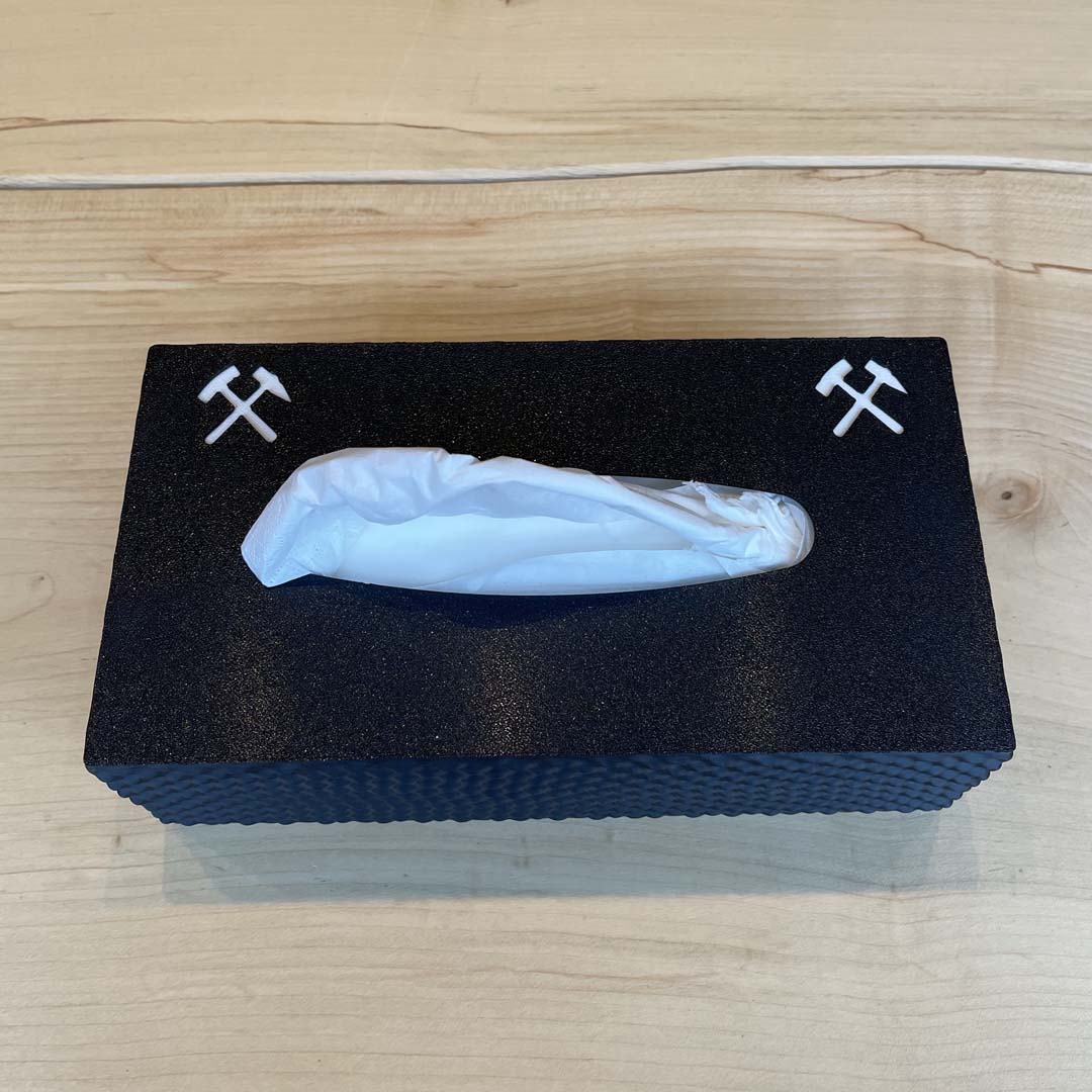 Taschentuchbox Schlägel & Eisen