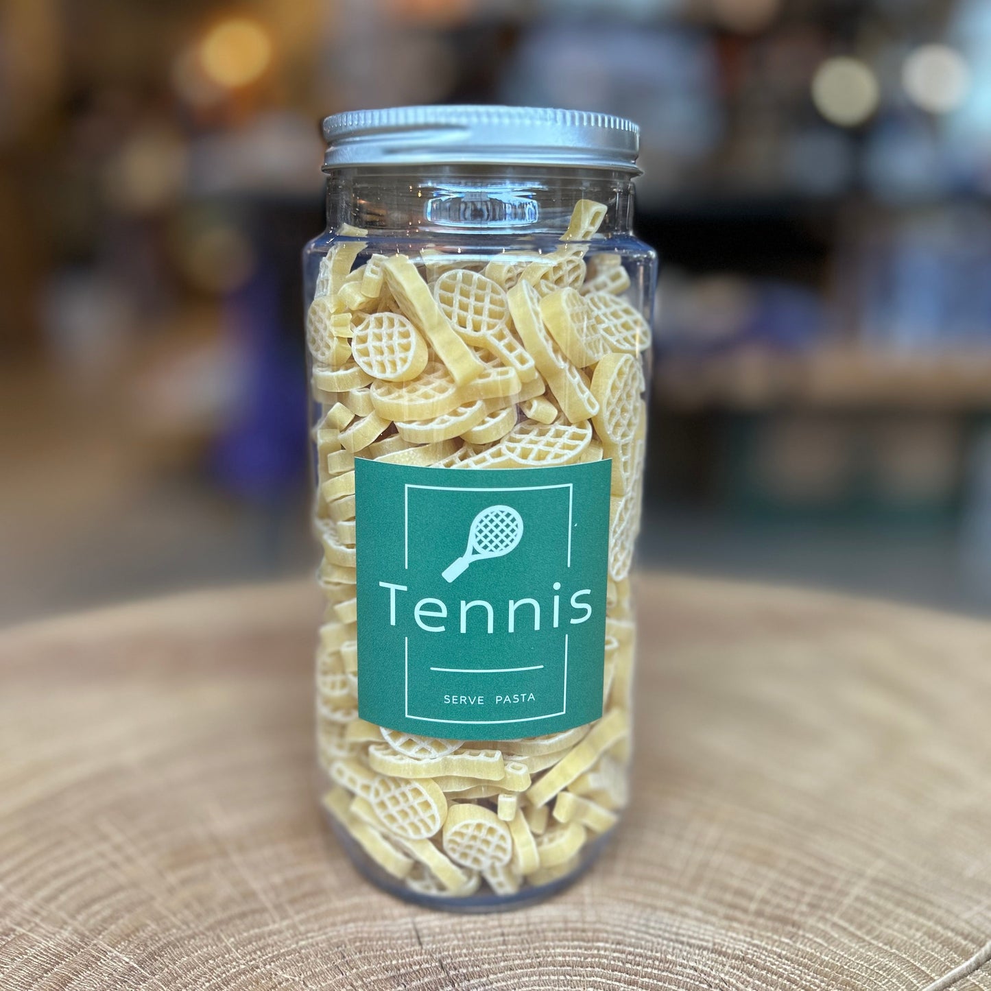 Tennis Pasta 300g im PET Glas